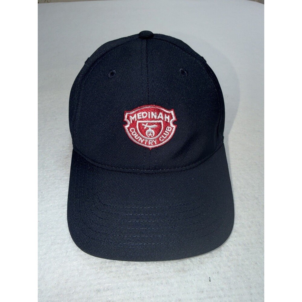 Medinah Country Club Golf Hat Ahead Performance Navy Strapback